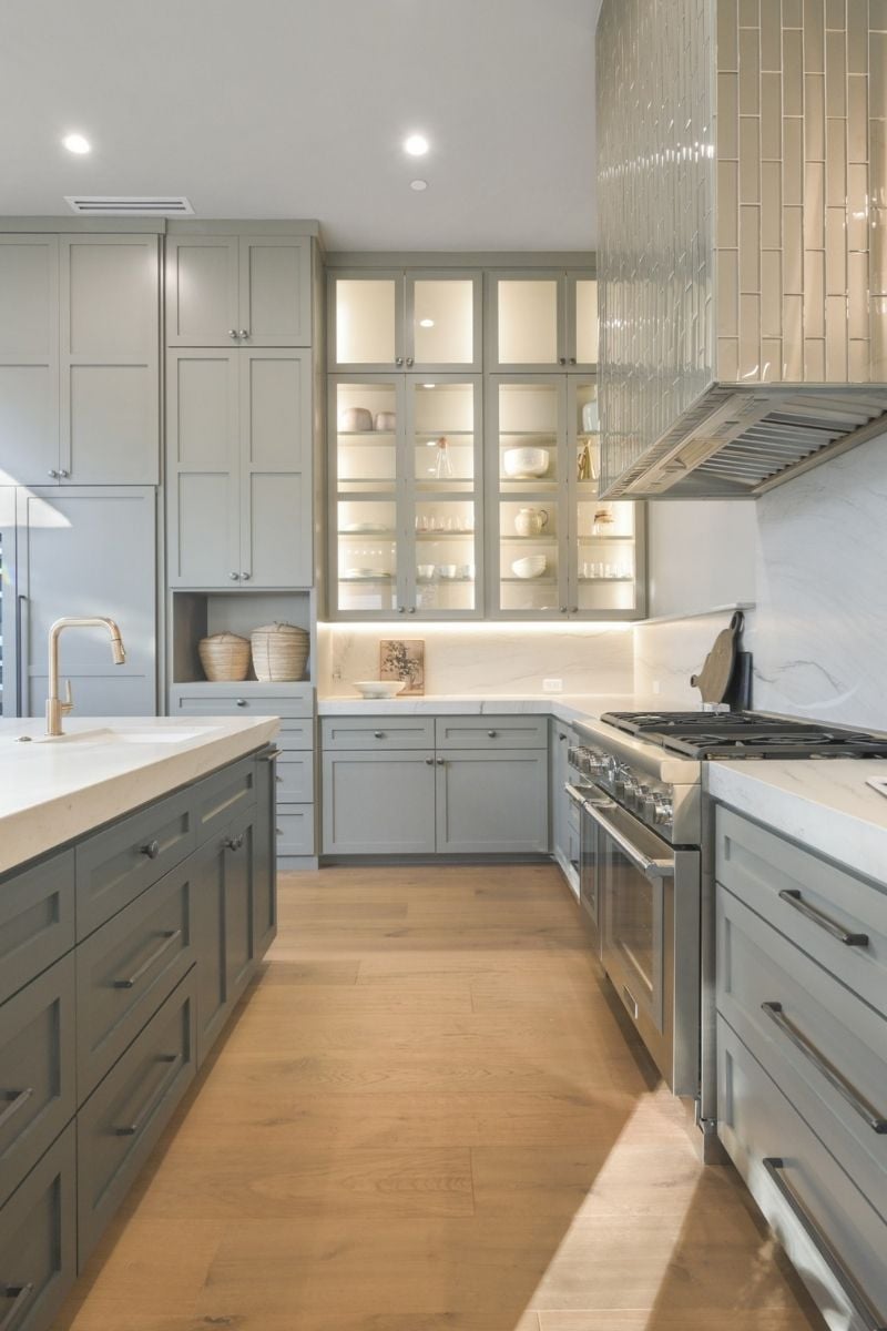 gray kitchen
